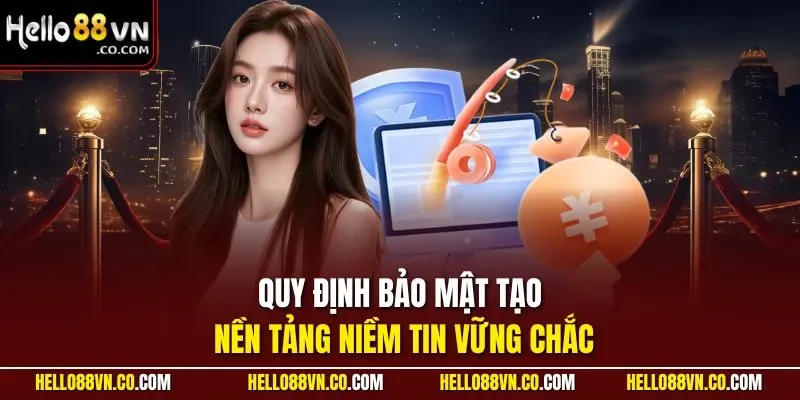 Quy định bảo mật tạo nền tảng niềm tin vững chắc